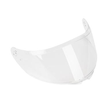 Imagem de KiBcsLic Viseira de capacete para motocicleta, peça de reposição, fácil de instalar, compatível com os modelos XG-1 977 e LK-188, Claro