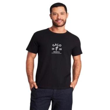 Imagem de Camiseta Oficina Reserva Patch Galo Vintage Preto-Masculino