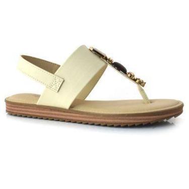 Imagem de Sandália Rasteira Feminina Modare 7141120-21736, Off white, 38
