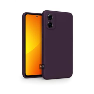 Imagem de Capa Capinha Case Compatível Motorola Moto G84 – Silicone Aveludado Premium, Anti Impacto, Reforçada e com Proteção de Câmera (ROXO ESCURO)