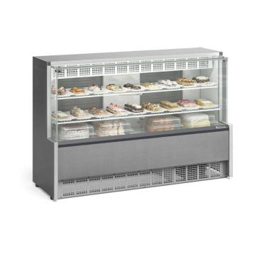 Imagem de Vitrine Refrigerada Dupla Função Gelopar 1,75 m Inox 50-60Hz 220V GPEA-175R TI