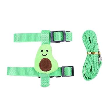 Imagem de ArnêS Com FixaçãO Para Trela – Adequado Para Coelhos, Chinchilas E Porquinhos-Da-íNdia(Abacate,Terno M 1-2,5kg)