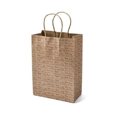 Imagem de 10 sacos de papel de dia dos namorados, carta de amante, 21 x 15 x 8 cm, saco de presente com alça para embrulhar, saco de compras para joias, caixa de presente, roupas, casamentos, aniversários