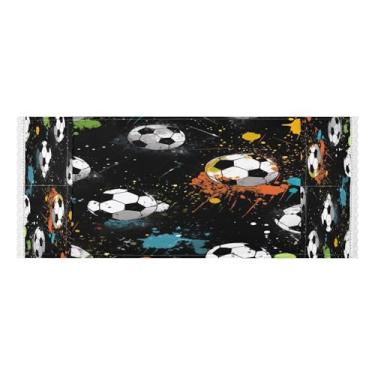 Imagem de Wassud Capas de lavadora e secadora de bola de futebol, protetor de lavadora com sacos de armazenamento, capa de geladeira à prova de poeira com bolsos para lavanderia doméstica, cozinha, 120 x 55 cm