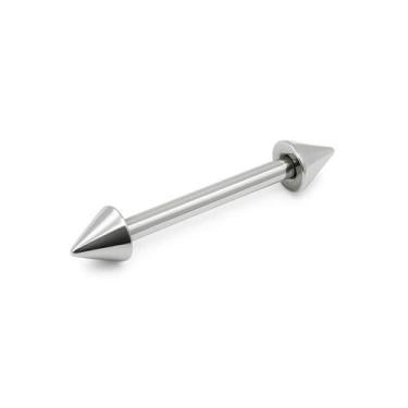 Imagem de Piercing Reto Microbell 1.2mm Aço Cirúrgico Spike - M2 Piercing, 10mm