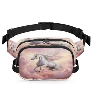 Imagem de Pochete azul retrô borboleta para mulheres e homens com alça ajustável bolsa de cinto bolsa transversal bolsa de peito bolsas de bumbum bolsa tiracolo, Cor 7