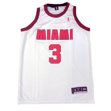 Imagem de Regata Basquete Masculina M10 Miami #3 Fire-Masculino