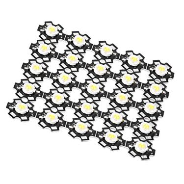 Imagem de FTVOGUE Conta de LED COB de 25 Unidades 3,2-3,4 V, Fonte de Luz de Chip Integrado de Alto Brilho, Lâmpada de Foco de 3 W para Tráfego, Iluminação de Paisagem, Downrods Com 6000-6500 K (30.000-35.000K)