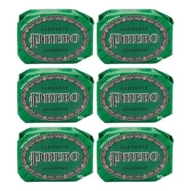 Imagem de Kit C/6 Sabonete Barra Phebo Amazonian 90g