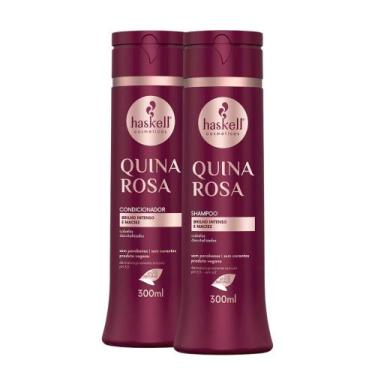 Imagem de Kit Haskell Quina Rosa Shampoo e Condicionador 300ml