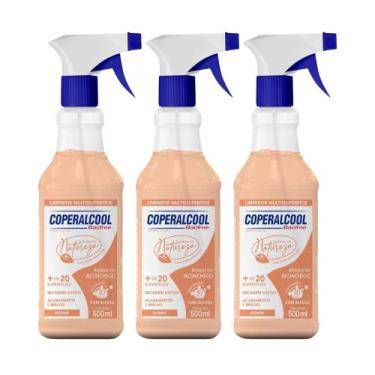 Imagem de Kit 3 Limpadores Coperalcool Segredos da Natureza Multissuperfícies Ja