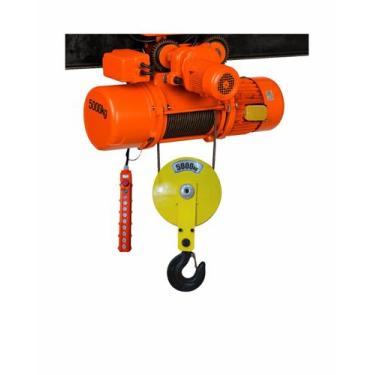 Imagem de Talha Elétrica 5.000kg com Trole Elétrico Cabo de Aço 9 metros 220/380