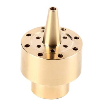 Imagem de FTVOGUE Bocal de Spray Em Forma de água Com 34 Conjuntos de Latão, Fácil de Instalar Com Mangueira de PVC, para Piscina, Jardim e Fonte, Linda Cor Dourada, Aparência de, Sprinkler de Difusão Porosa