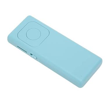 Imagem de Akozon Leitor de MP3 Portátil Com Suporte de Som Sem Perdas, Memória Expansível de 64G, Bateria de Longa Duração, Mini Leitor de Música para Estudo, Trabalho e Relaxamento (Azul)