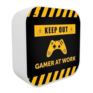 Imagem de Luminária Box Game At Work Gamer Decorativa Bivolt – Luz Difusa para Quarto e Escritório Descrição