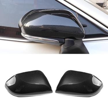 Imagem de YOCENSE Tampas de espelho retrovisor para Toyota Camry 2018-2025 conjunto de 2 peças (estilo de fibra de carbono - original, para Camry 2018-2025)