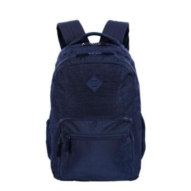 Imagem de Mochila Sestini 2 Compartimentos College Crinkle 3 Azul