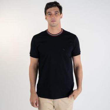 Imagem de Camiseta Acostamento Frisos Preta-Masculino