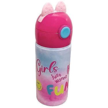 Imagem de Garrafa Inox Pacific Lilica Ripilica Lov It Have Fun Rosa