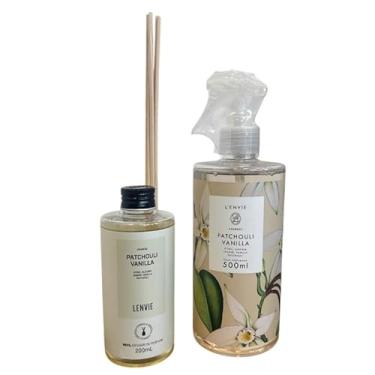 Imagem de Kit Patchouli Vanilla Agua Perfumada 500ml+Refil Difusor Perfume 200ml