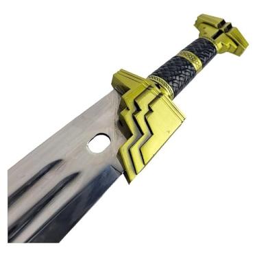 Imagem de Espada Fili - O Hobbit Decorativa Dourada com Suporte de Parede