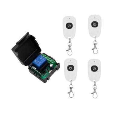 Imagem de Interruptor De Controle Remoto Sem Fio Universal RF 12V 1CH 433Mhz Mód