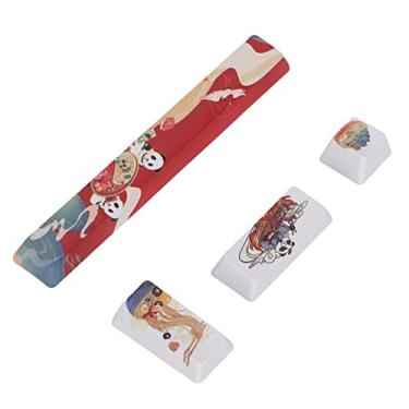 Imagem de RiToEasysports Chaves para Panda Fai -da -por Razões Definidas Com Material PBT Resistente para Teclados Mecânicos, o Anime Carini Keycap para Uma Experiência de Digitação Personalizada