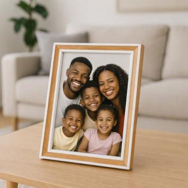 Imagem de Porta Retrato 15x20 Moldura MDF com Fundo Branco