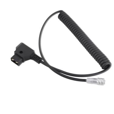 Imagem de GLOGLOW Outros Acessórios de Equipamento para Cinema Camera 4K, Cabo de Mola, 3,6 Pés, Preto, Montagem Em V e Montagem Em Ouro Compatível Com D-Tap para Cabo de Alimentação 4K Nan