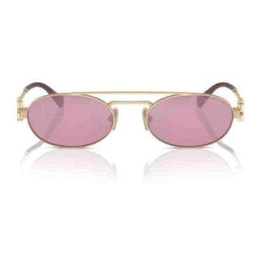 Imagem de Óculos de Sol Versace Dourado Feminino 0MU 54ZS ZVN50D53-Feminino