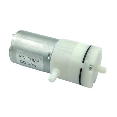 Imagem de 3,7 V 6 V 12 V pequeno mini 370 motor diafragma bomba de ar bomba de vácuo bomba de sucção de pressão negativa inflador aquário DIY (DC 3,7V)