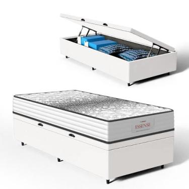 Imagem de Cama Box Baú com Colchão de Molas Ensacadas Double Face Essence Probel
