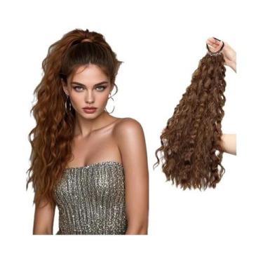 Imagem de Penteado De Rabo De Cavalo Sintético Cacheado De 18 Polegadas Com Cord