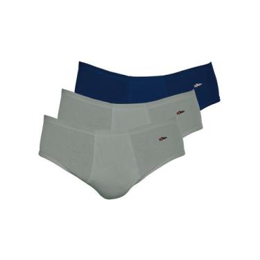 Imagem de Kit com 3 Cuecas Slip Zorba com Abertura 172 Colorido, Azul marinho, M