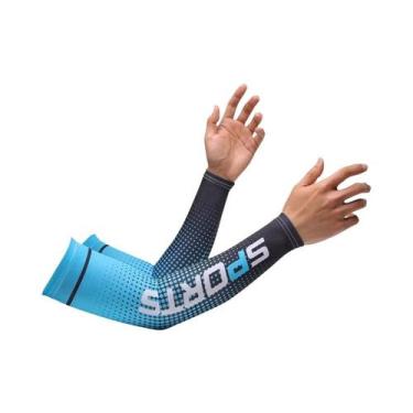 Imagem de Mangas De Proteção UV Em Seda Gelada, Protetor Solar, Resfriamento, An