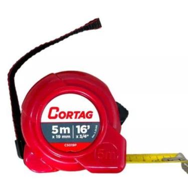 Imagem de Trena Aco 8m X 25 Mm Cortag - Redemac Bomagg