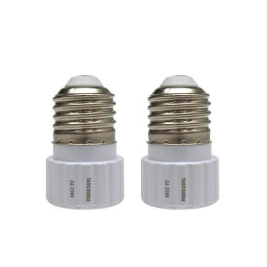 Imagem de Soquete Adaptador Taschibra De Lâmpada E27 Para Gu10 Kit 2 P