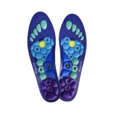 Imagem de Palmilha Magnética De Massagem Com Absorção De Choque Para Tênis De Co