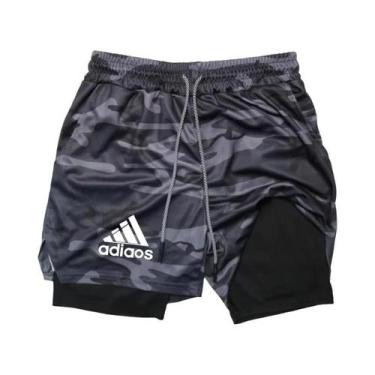 Imagem de Shorts Esportivos Masculinos De Compressão De Secagem Rápida Para Corr