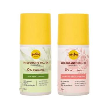 Imagem de Combo Casal Desodorantes Piatan  Sem Triclosan e Sem Parabenos
