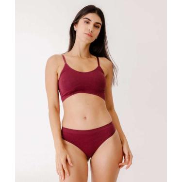 Imagem de Calcinhas Fio Dental Jacquard Marisa Vinho-06004, Vinho, G