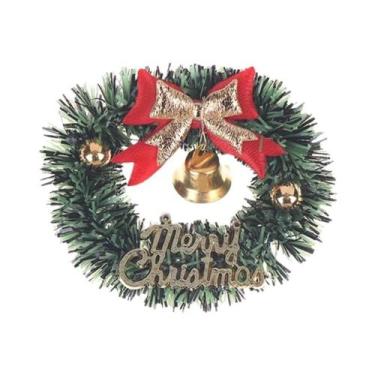 Imagem de 1:6 casa de bonecas em miniatura guirlanda de natal modelo boneca deco