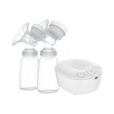 Imagem de Bomba De Leite Elétrica Dupla USB Livre De BPA Poderosa Com Garrafa De