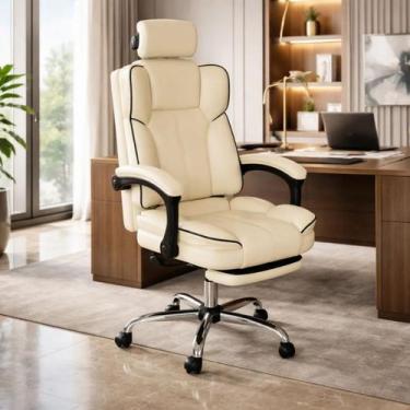 Imagem de Cadeira Escritório Executiva Premium Luxo Presidente Alto Padrão Girat