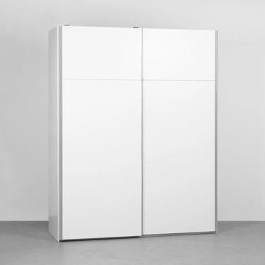 Imagem de Guarda-Roupa Maxx 2 Portas de Correr 1,83m  Branco Fosco - Abra Casa