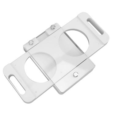 Imagem de Aramox Modelo de Prensagem de Hambúrguer, Fabricante Automático de Hambúrguer, 2 Furos Antiaderentes Com 5 Tubos Adaptadores para Moedor de Carne de Enchimento de Salsicha