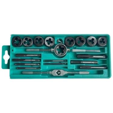 Imagem de Jogo De Macho E Tarracha Com 20 Peças Estojo