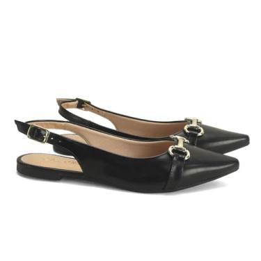Imagem de Sapatilha slingback napa preta - 34