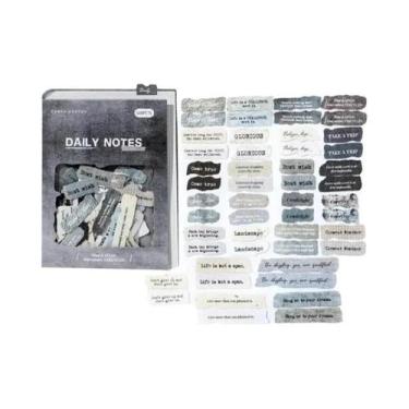 Imagem de Adesivos De Letras Vintage Em Inglês, 50 Peças, Papel Especial Para DI