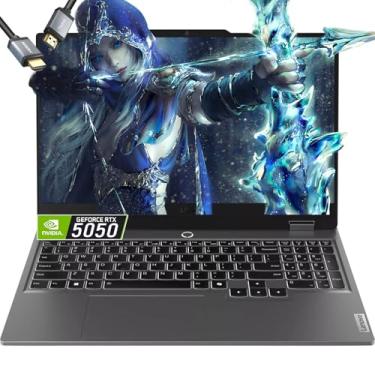 Imagem de Lenovo Laptop para jogos LOQ 15 RTX 5050 -Intel Core i5-13450HX Beat Ryzen 7 7435HS -15.6 FHD Display G-SYNC- 32GB RAM -1TB SSD -Teclado retroiluminado -2025 Portatil Gamer PC -Windows 11 -Webcam